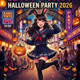 KAGO Tokyo ハロウィンパーティー2026、10月30日（金）19:00開始の告知ポスター